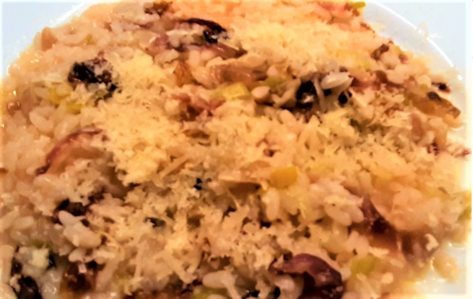 Risotto cremoso con radicchio rosso